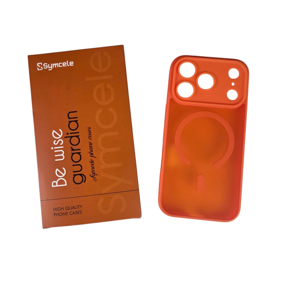 🔥4/$20 Apple iPhone 17 Pro 6.3 Cell Phone Case NEW -Orange & White -Symcele